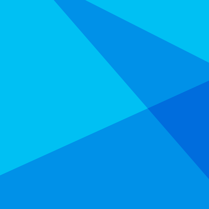 Banner Blue Triangles